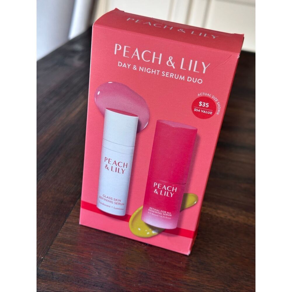 Peach & Lily day & night serum duo